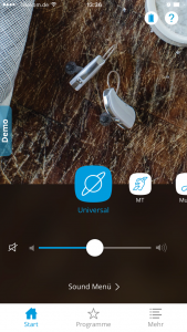 Mit der Byond App die Hörgeräte bedienen